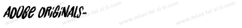 Adobe Originals字体转换